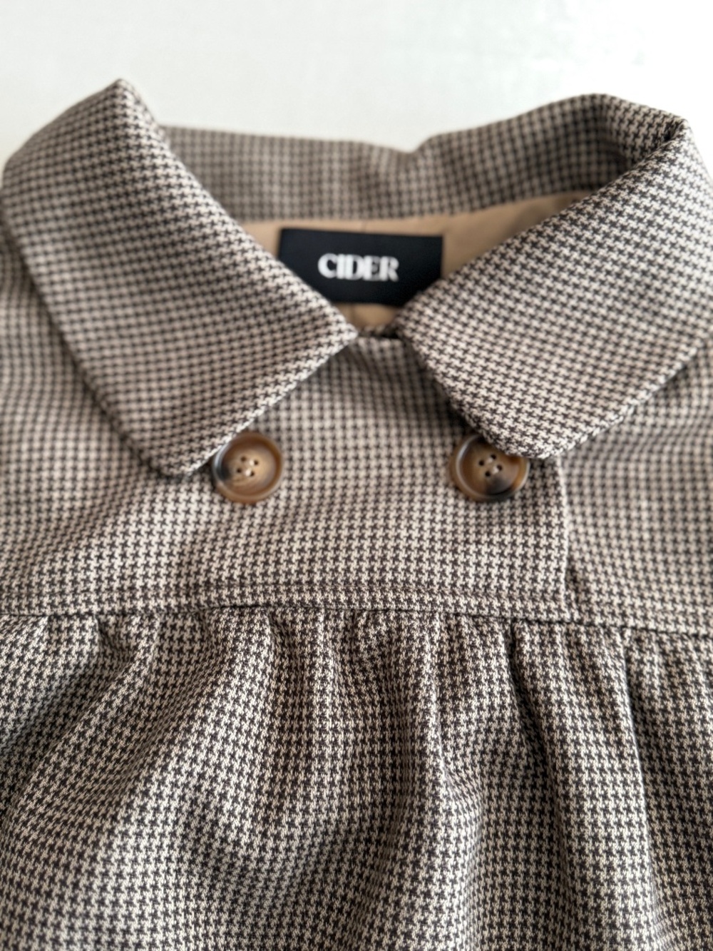 Cider Houndstooth Mini Dress size Large - Picture 7 of 7